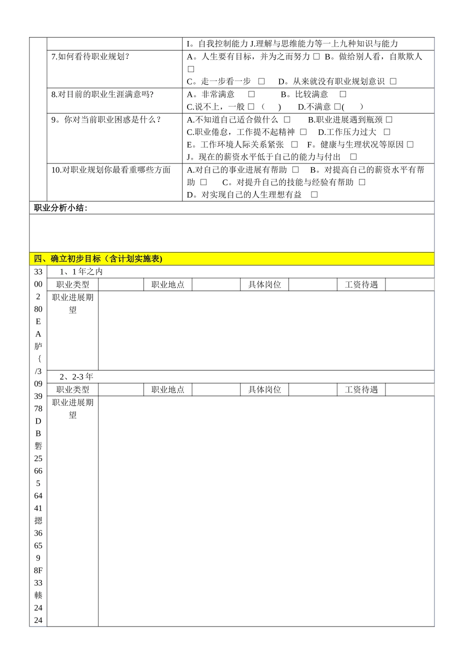 亚游ag集团公司员工职业生涯规划表_第3页