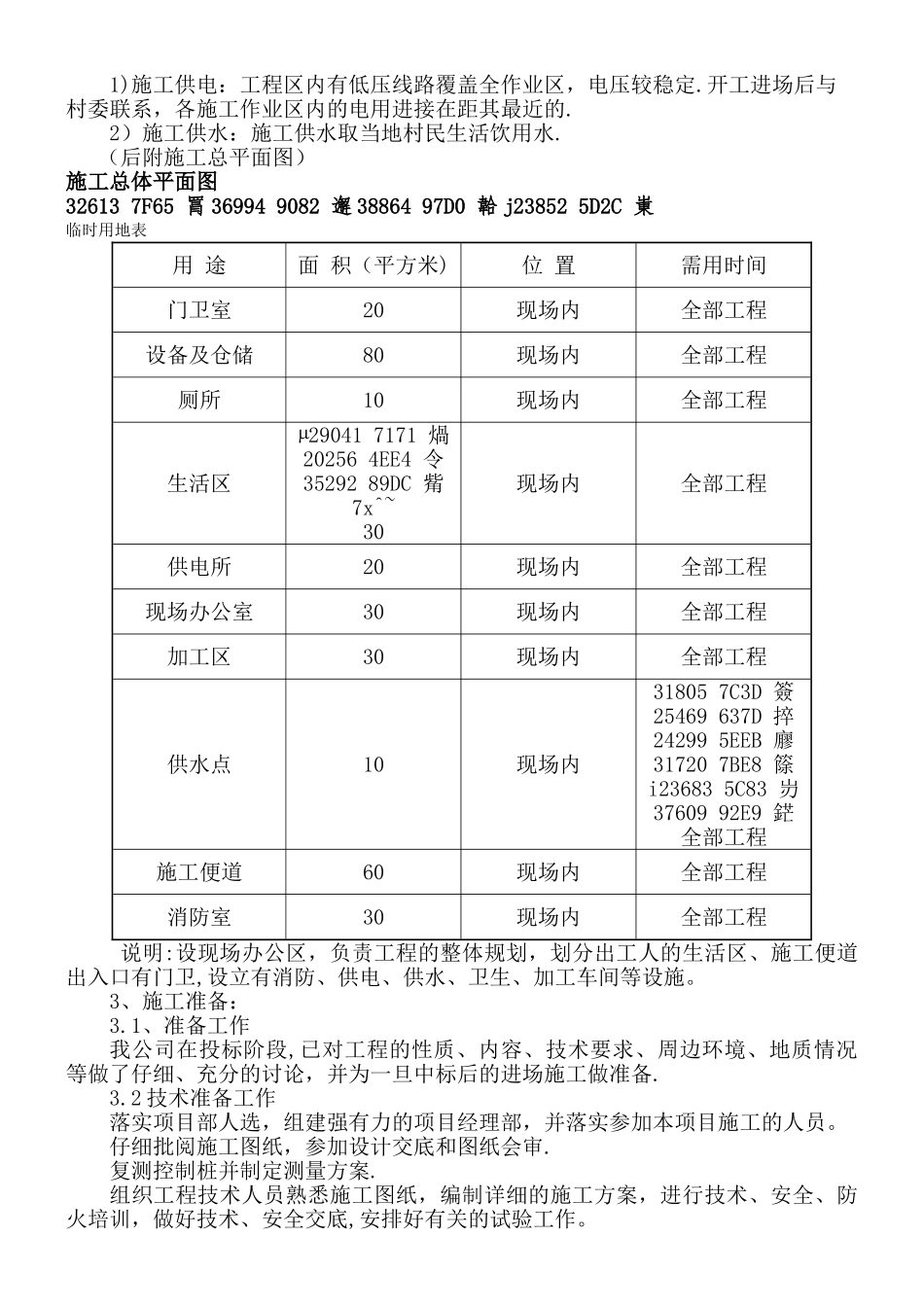 亢家庄供热管网二次网施工组织设计_第3页