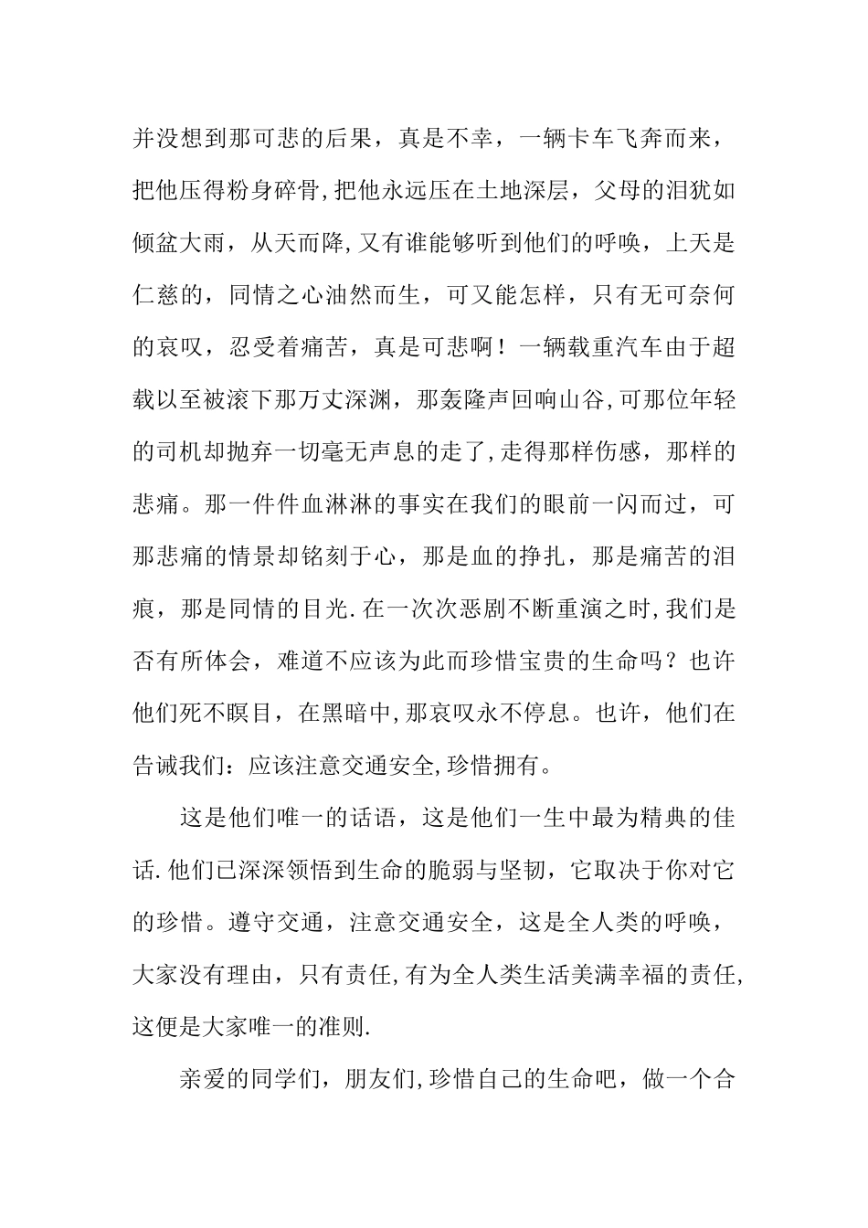 交通安全的心得体会作文_第2页