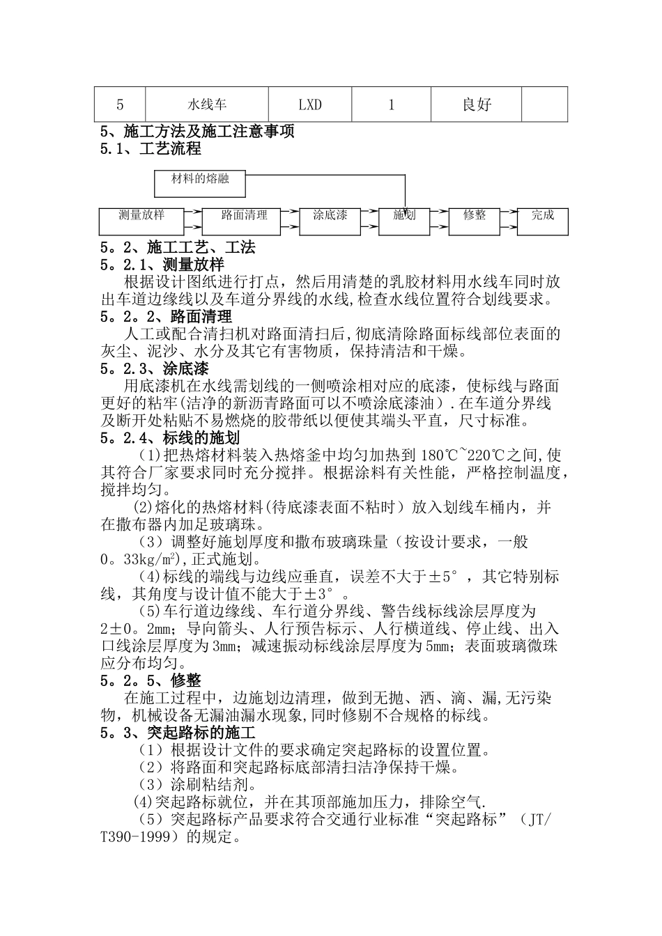 交通标线施工方案58810_第2页