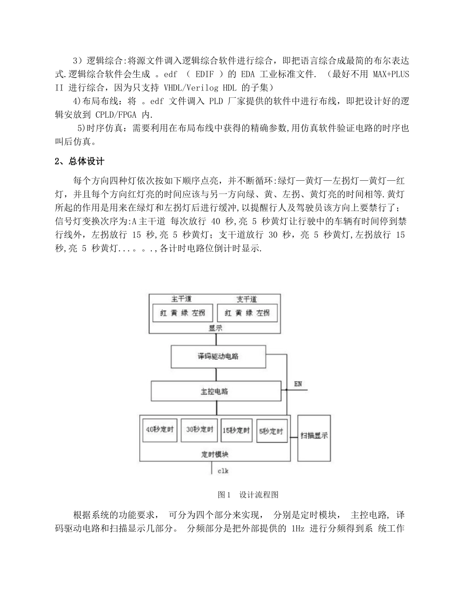 交通灯控制器设计_第3页