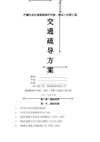 交通疏导专项方案