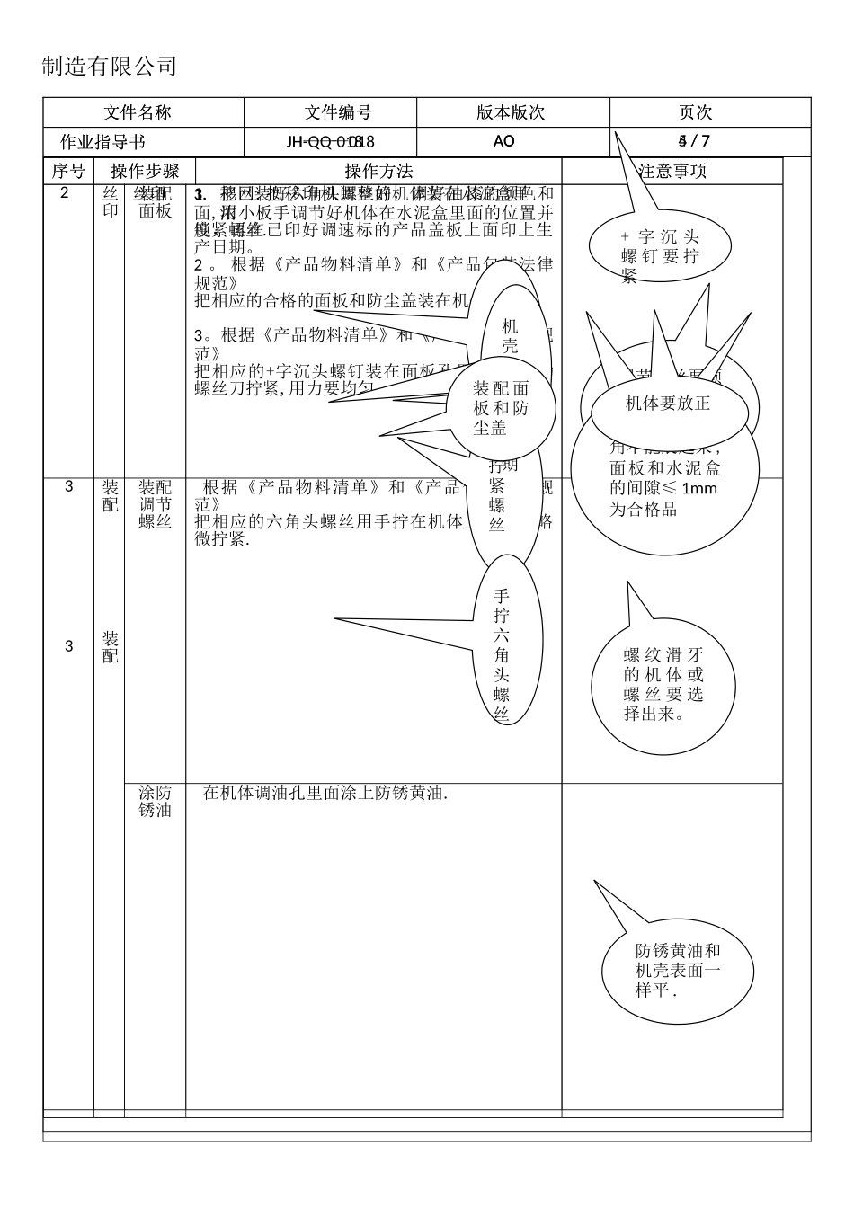 产品包装作业指导书_第3页