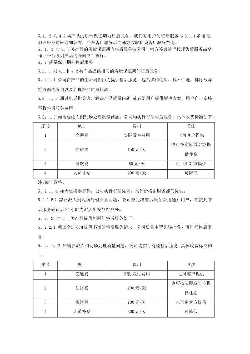 产品售后服务管理制度60687_第2页