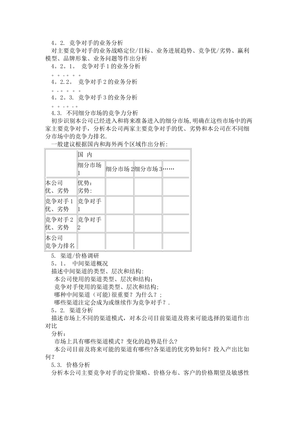 产品市场调研报告模板_第3页