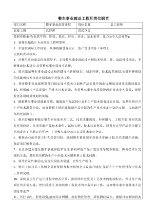 产品开发部所有岗位职责