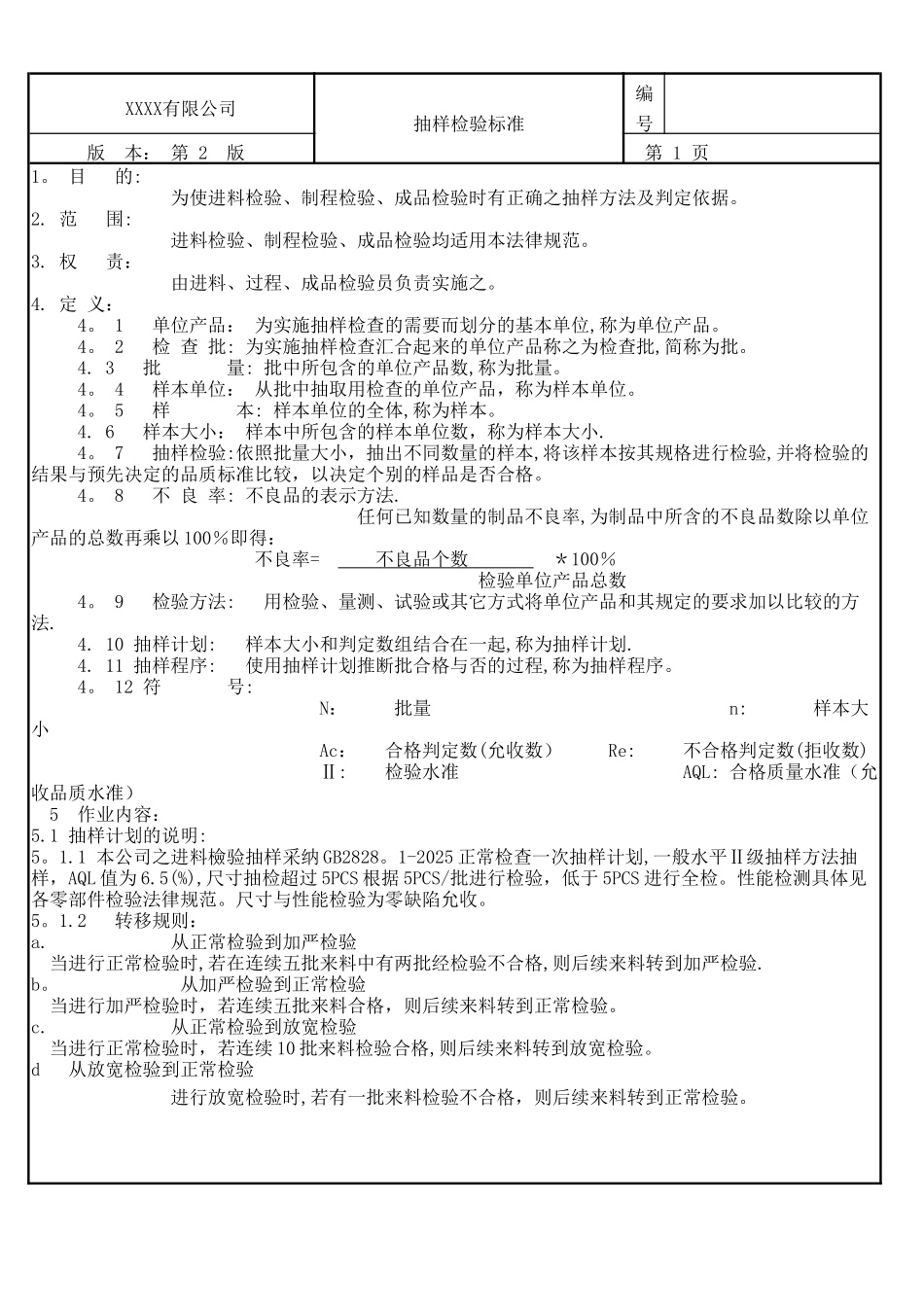 产品抽样检验标准_第2页