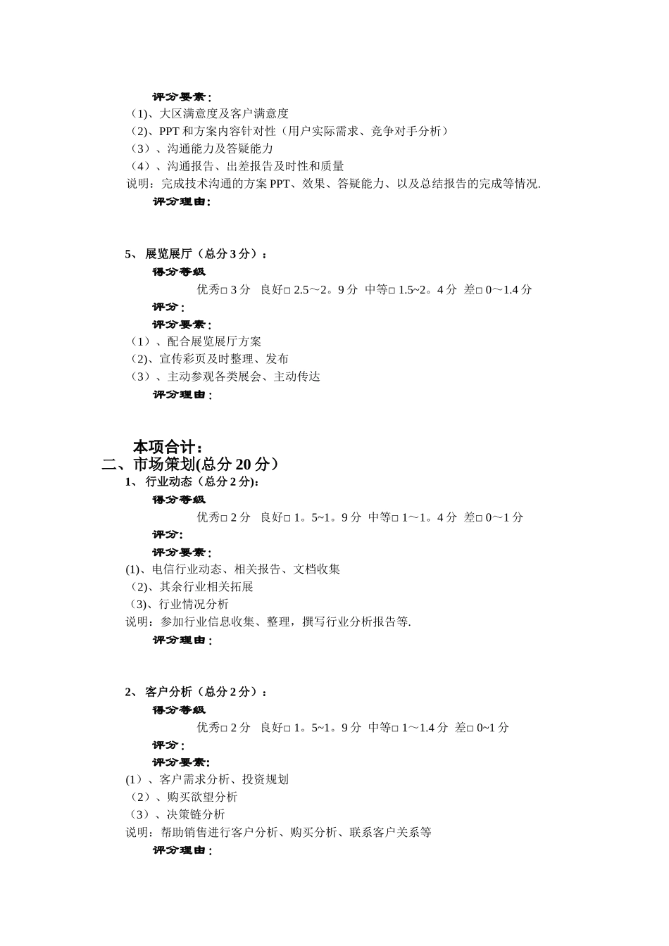 产品经理岗位任职资格模型--参考--评分.ppt_第2页