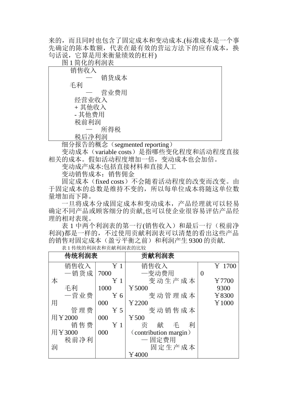 产品经理财务的知识培训与定价绩效管理_第2页