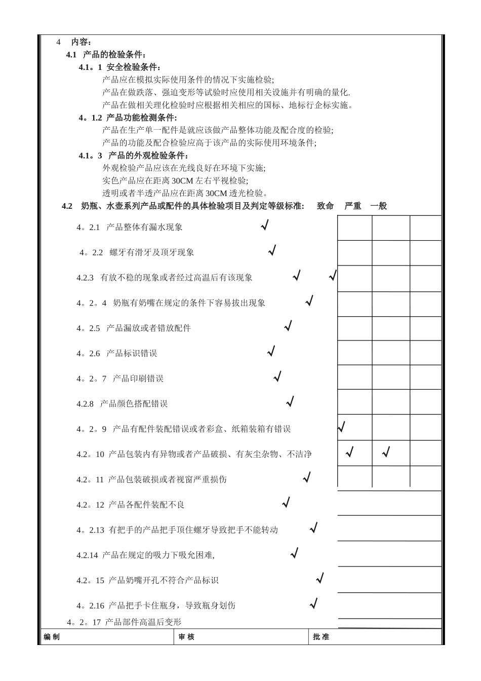 产品质量缺陷标准_第2页