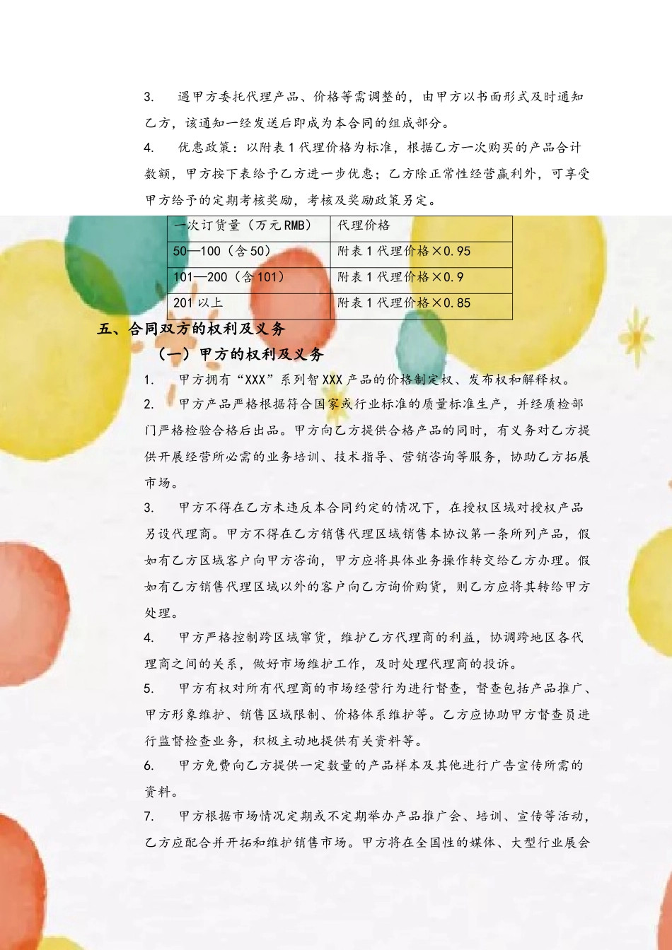 产品销售代理合同范本完整_第3页