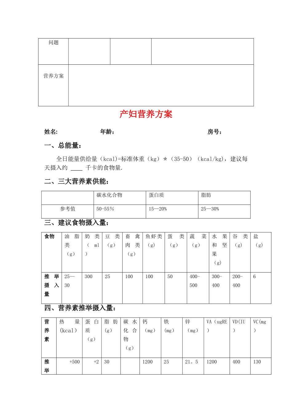 产妇营养评估表_第2页
