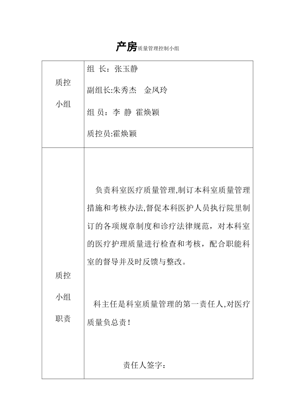 产房-质量管理控制小组_第1页