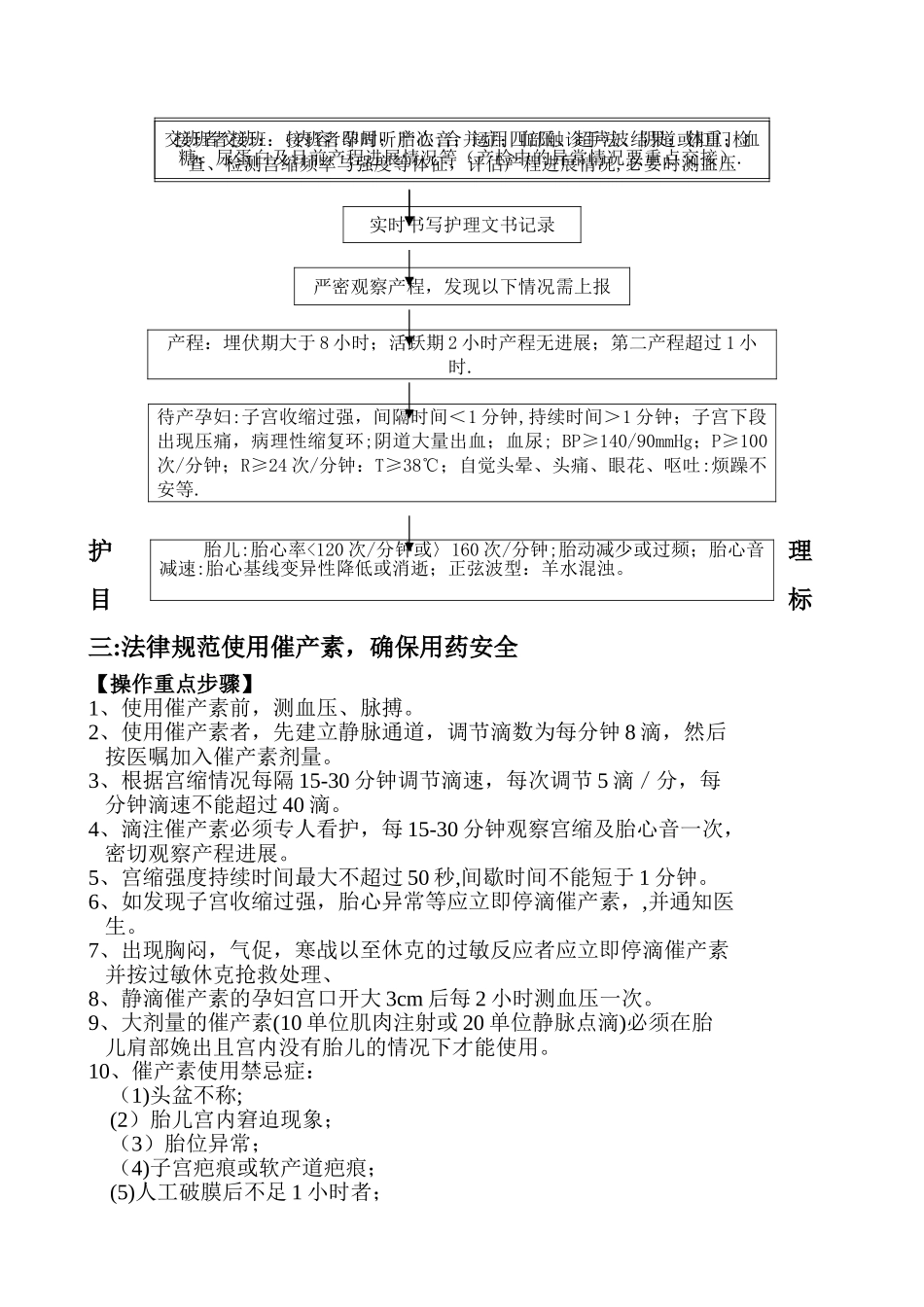 产科十大安全目标的指引与流程_第3页