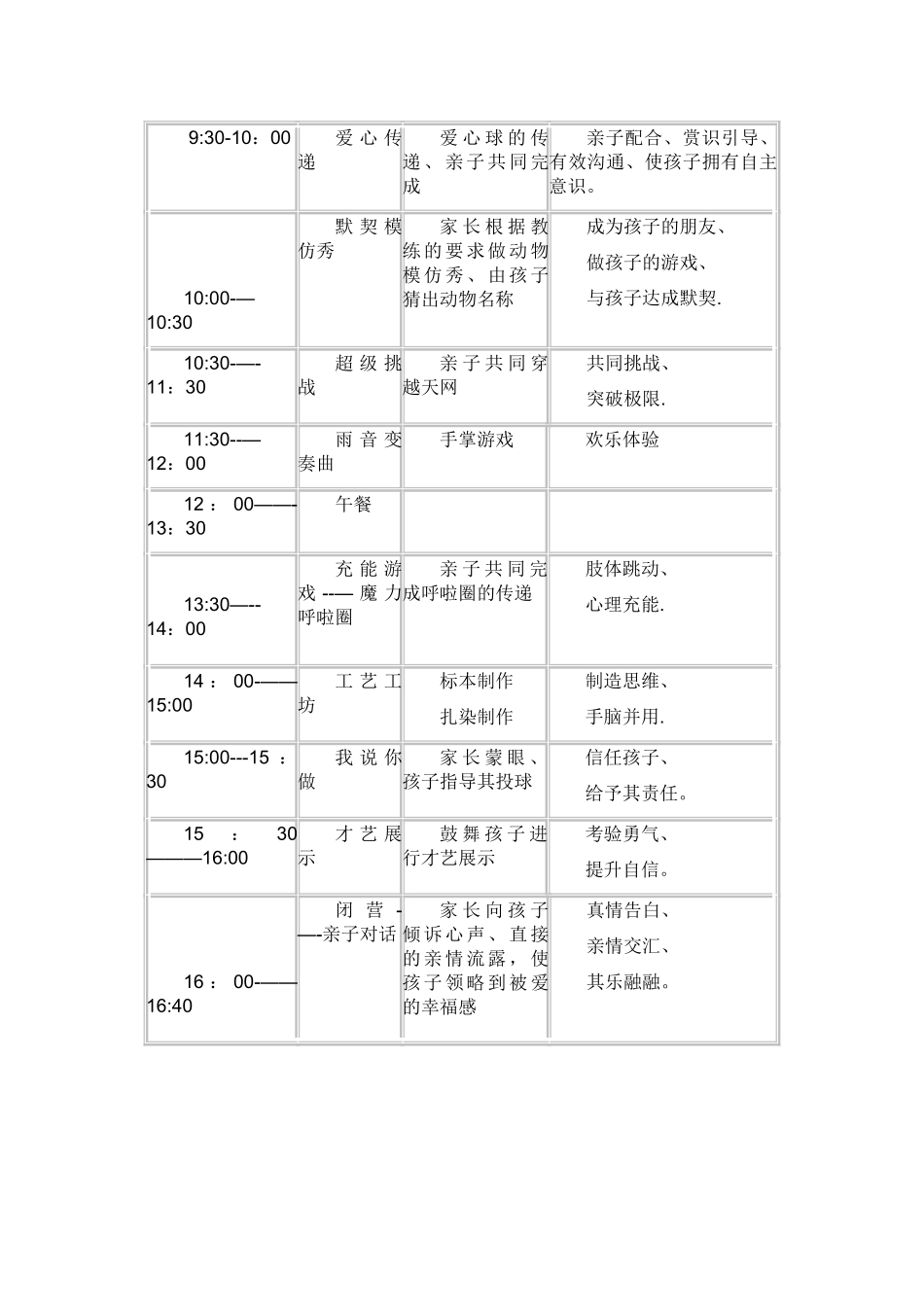 亲子游活动方案_第3页