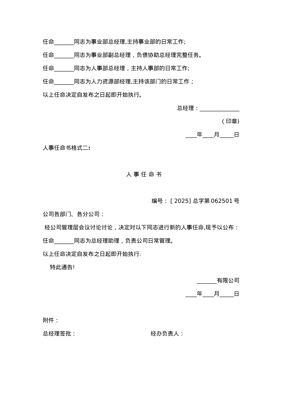 人事任命书格式_第3页