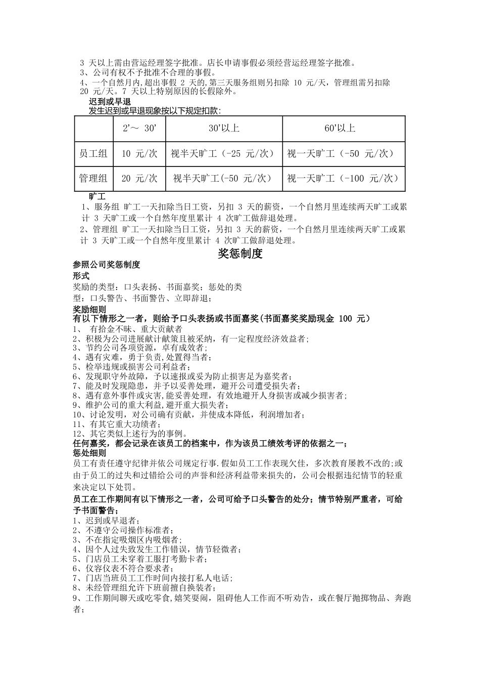 人事及奖惩制度内容_第2页