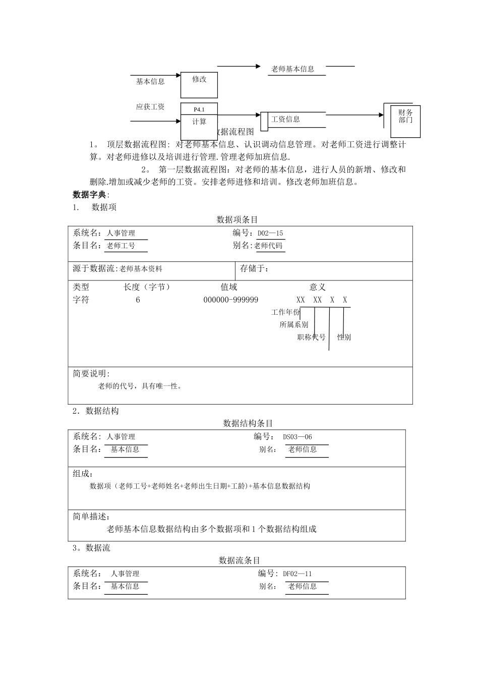 人事管理信息系统分析与设计报告_第2页