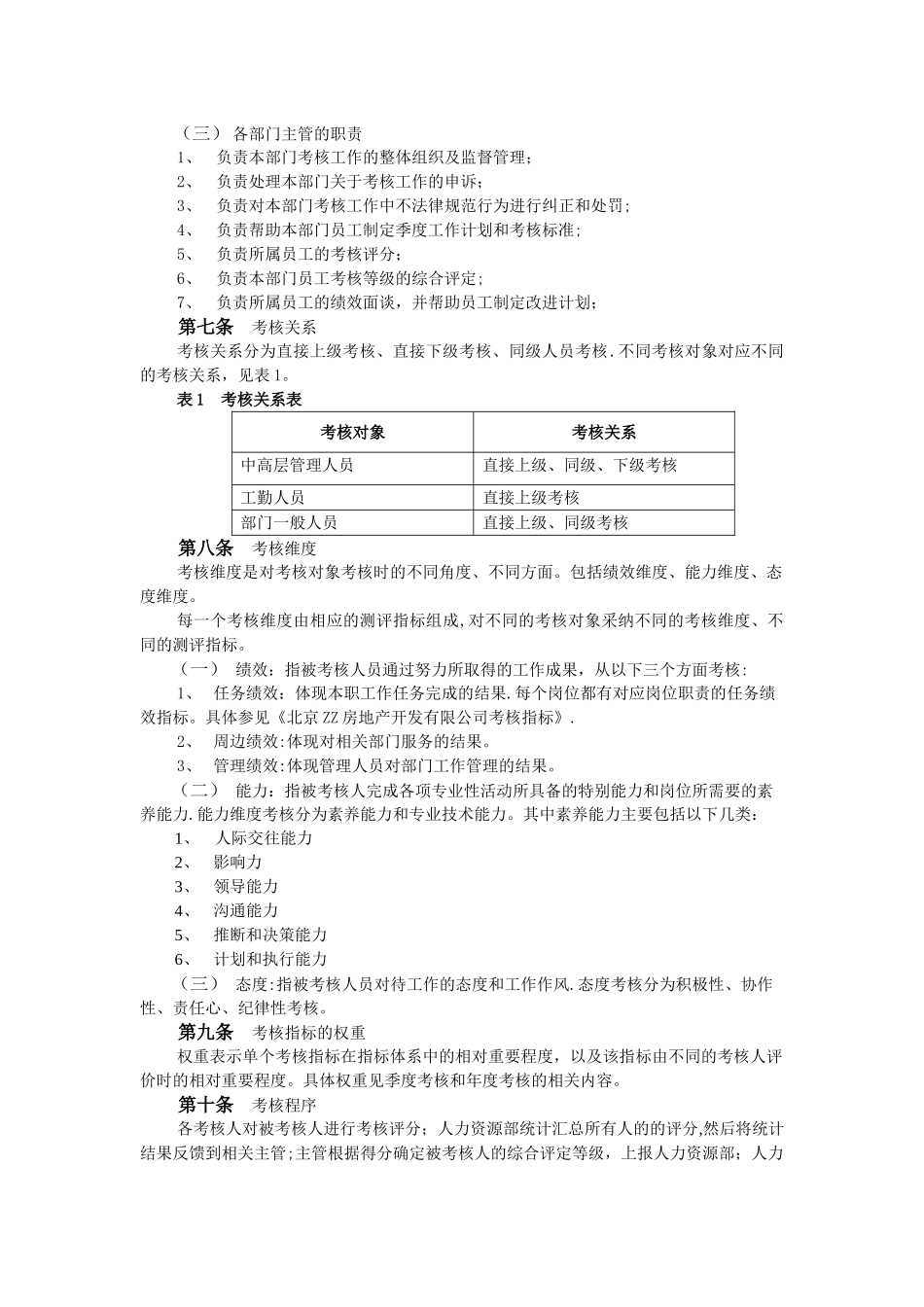 人力资源之员工考核管理办法_第2页