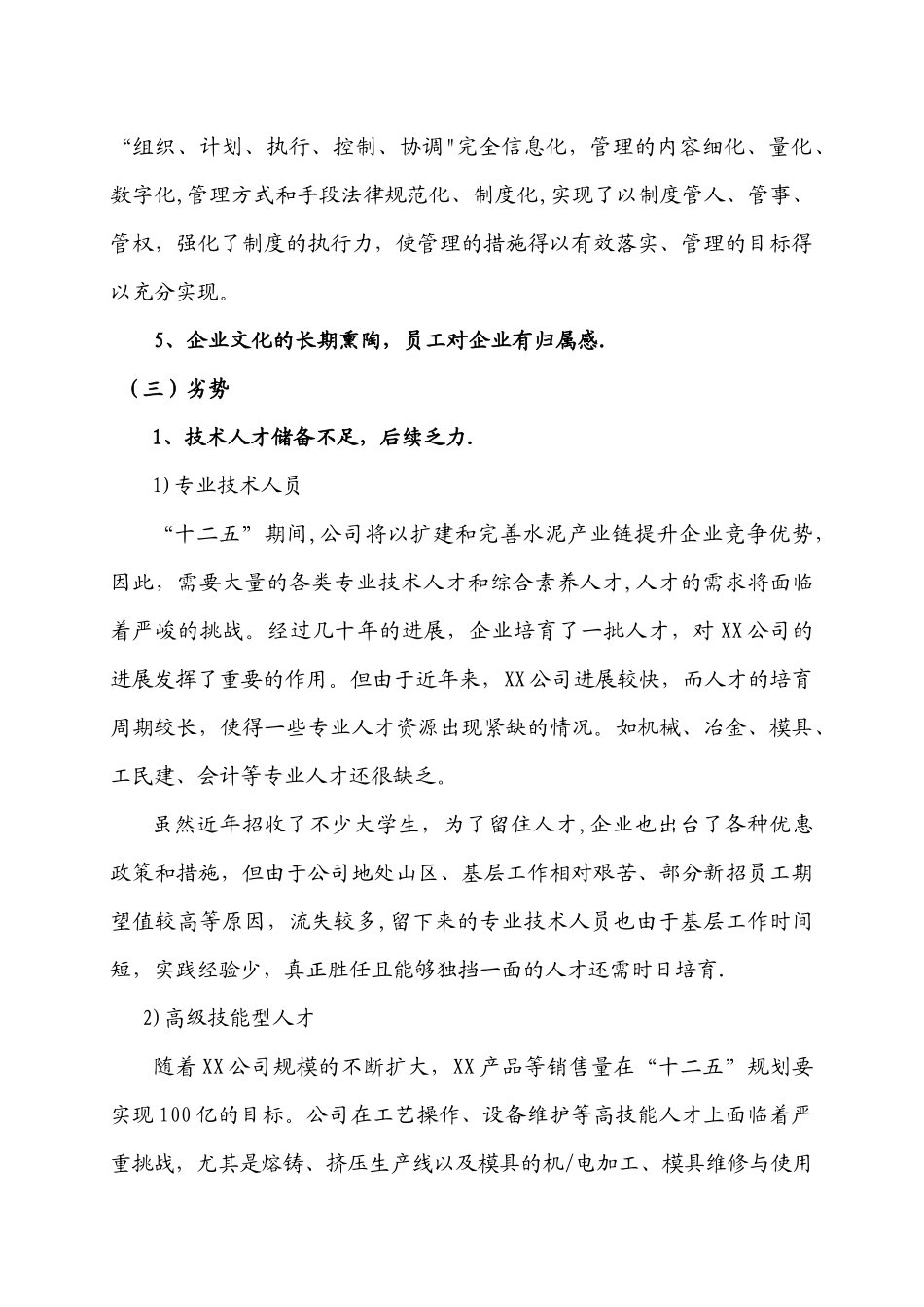 人力资源战略规划范本_第3页