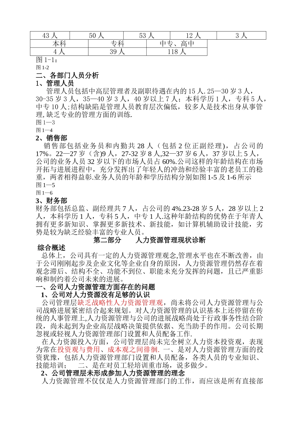 人力资源现状分析报告书_第2页