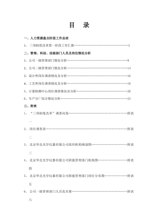 人力资源盘点总结报告