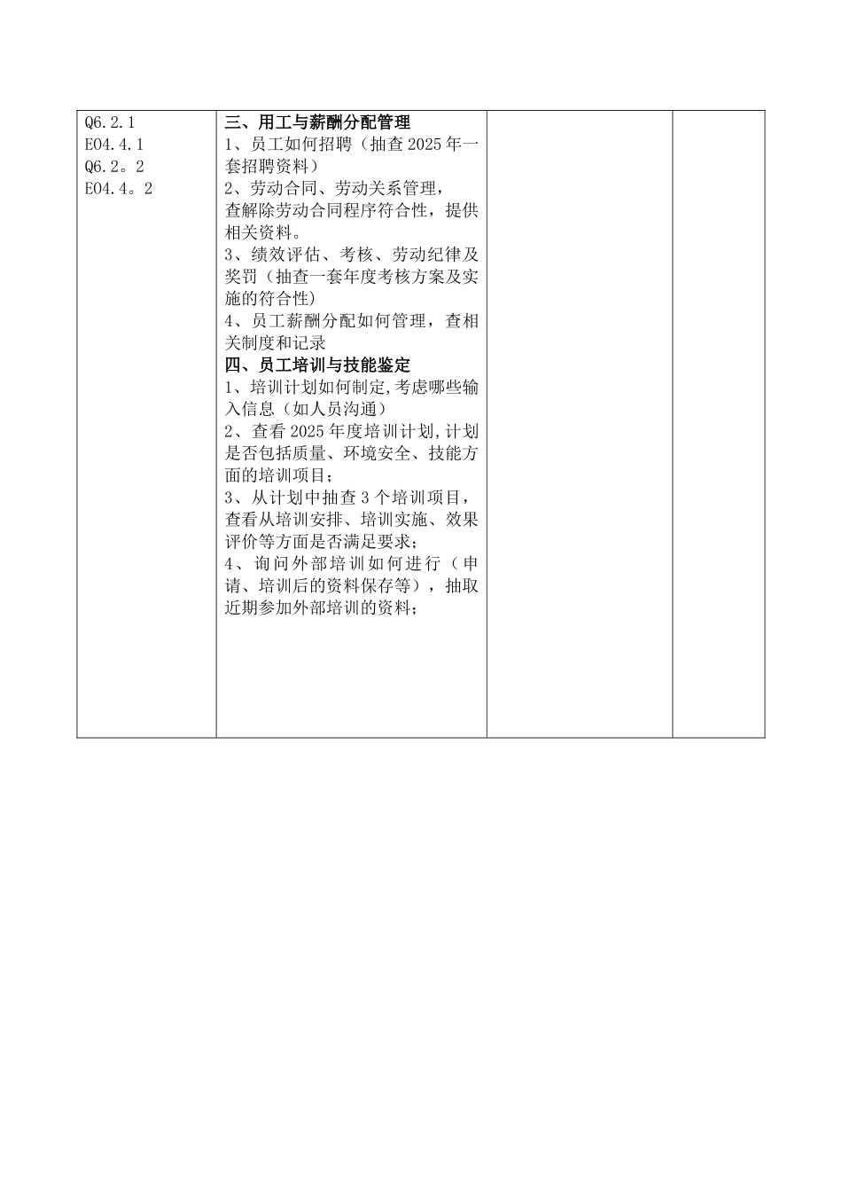 人力资源科检查表_第2页