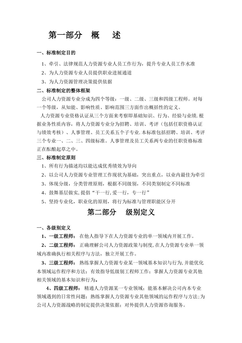 人力资源管理专业任职资格标准_第3页