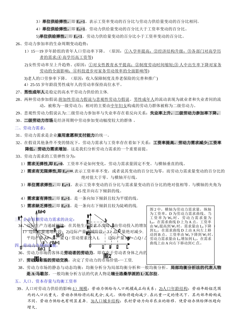 人力资源管理师三级基础知识复习重点_第2页