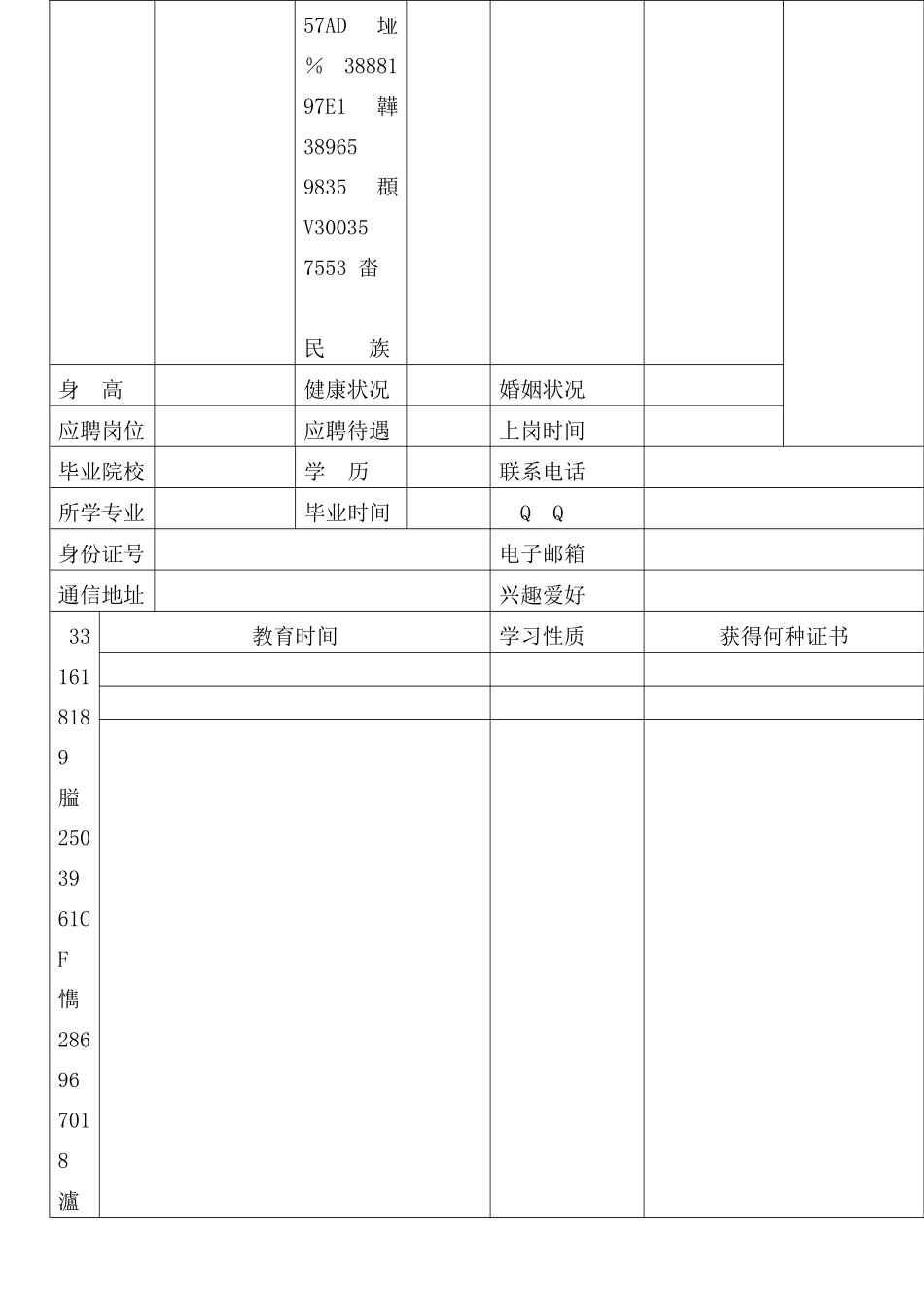 人力资源管理表格大全20251017_第2页