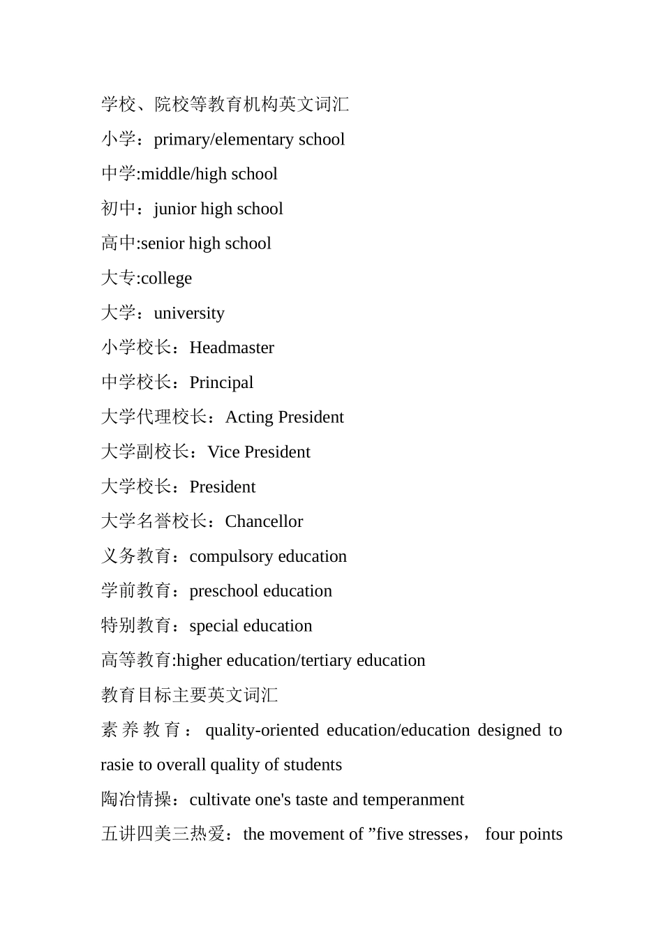 人力资源管理词汇中英文对照_第1页