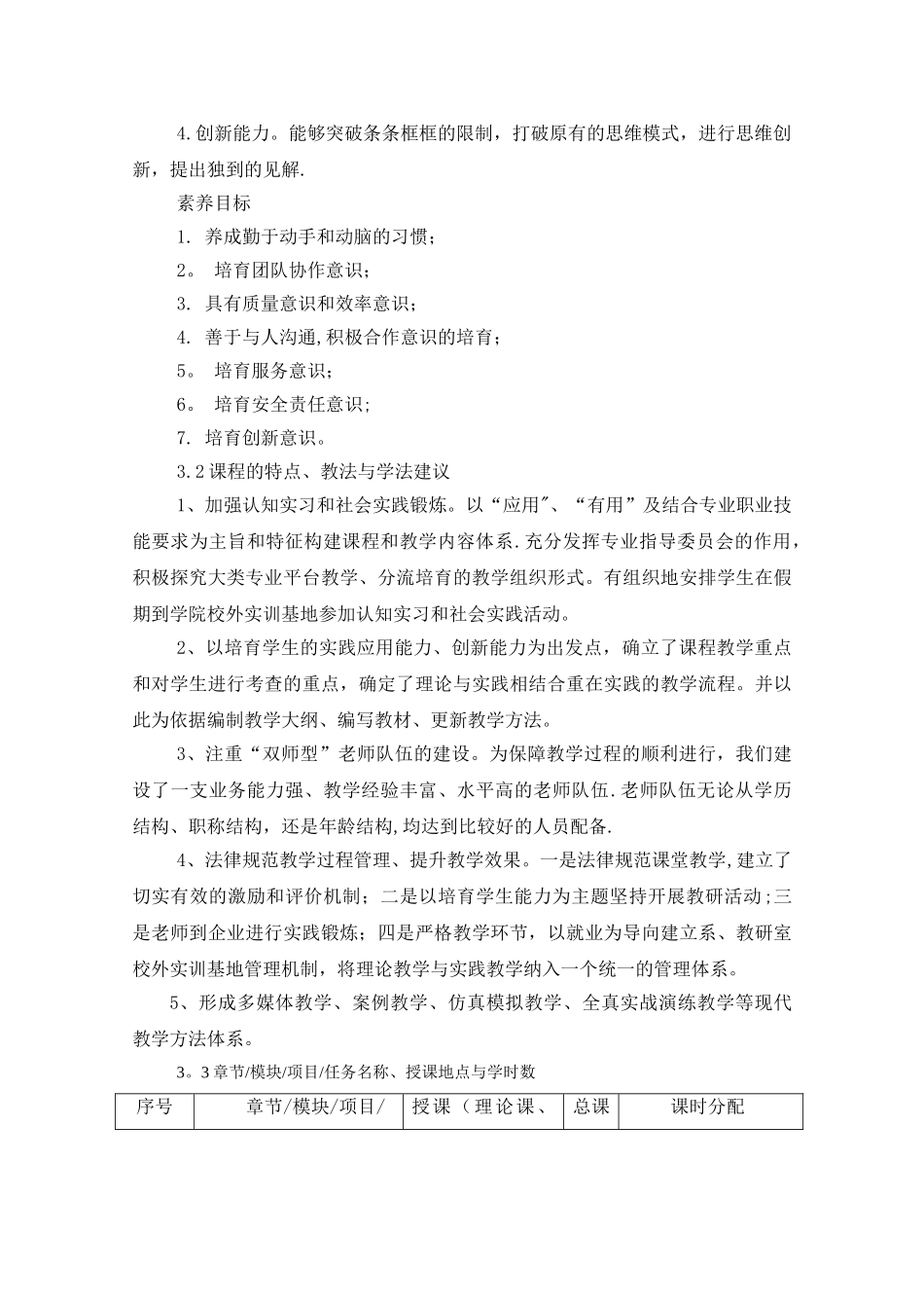 人力资源管理课程标准_第2页