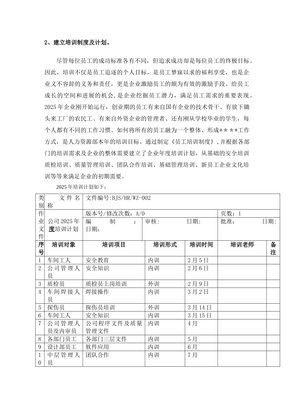 人力资源部年度工作总结及年度工作计划_第3页