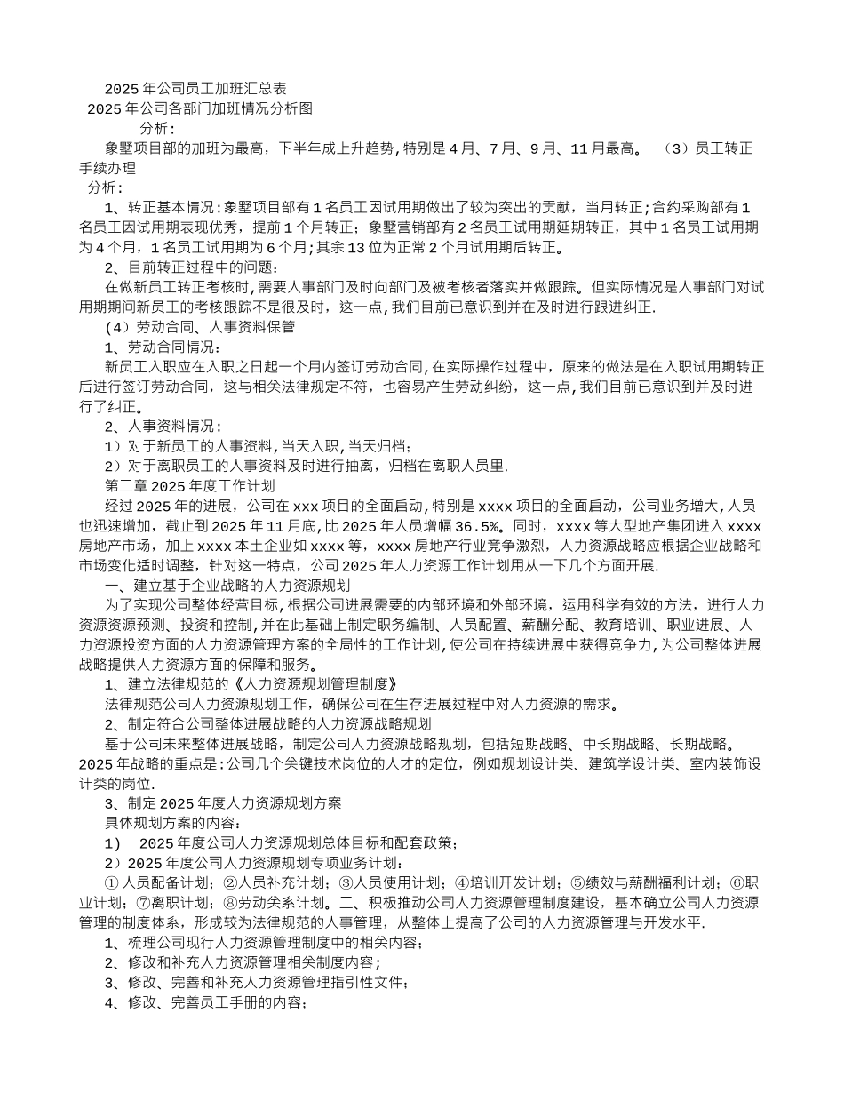 人力资源部年度工作总结范文-_第3页