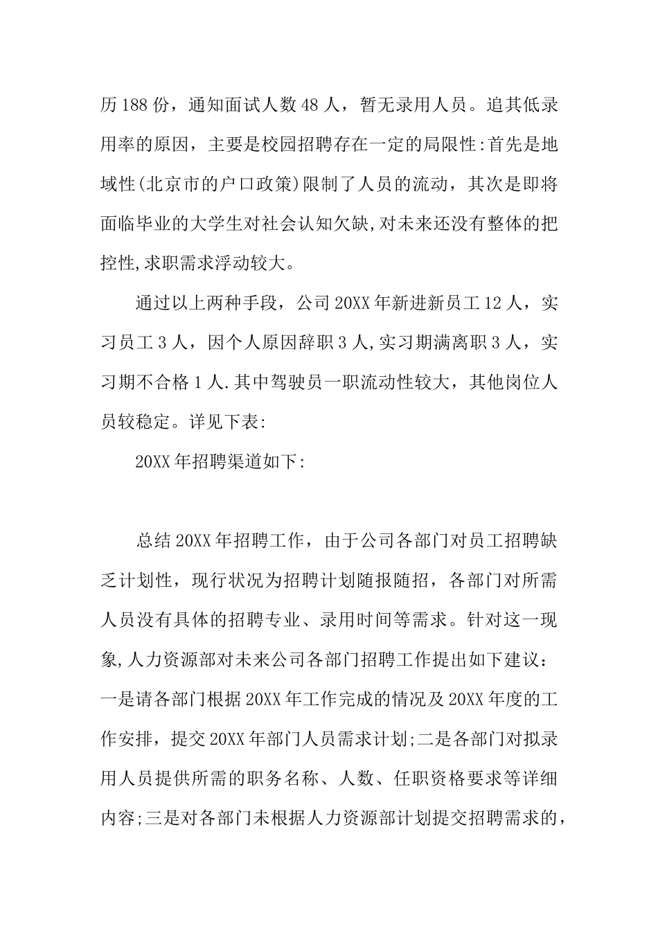 人力资源部的年终总结_第3页