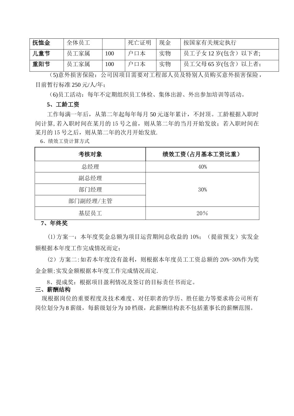 人力资源：薪酬结构管理制度_第2页