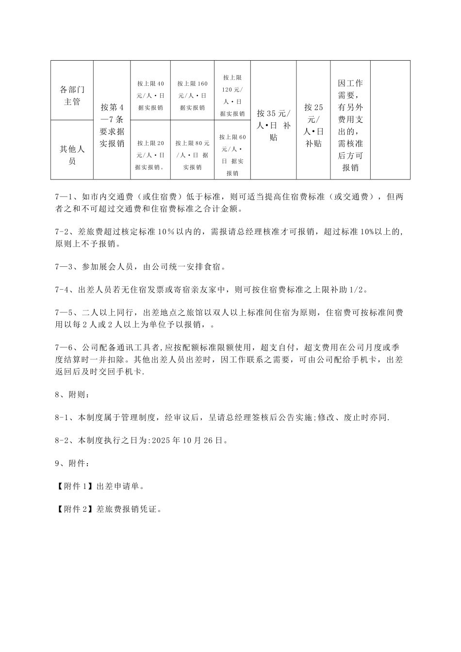 人员出差管理制度_第3页