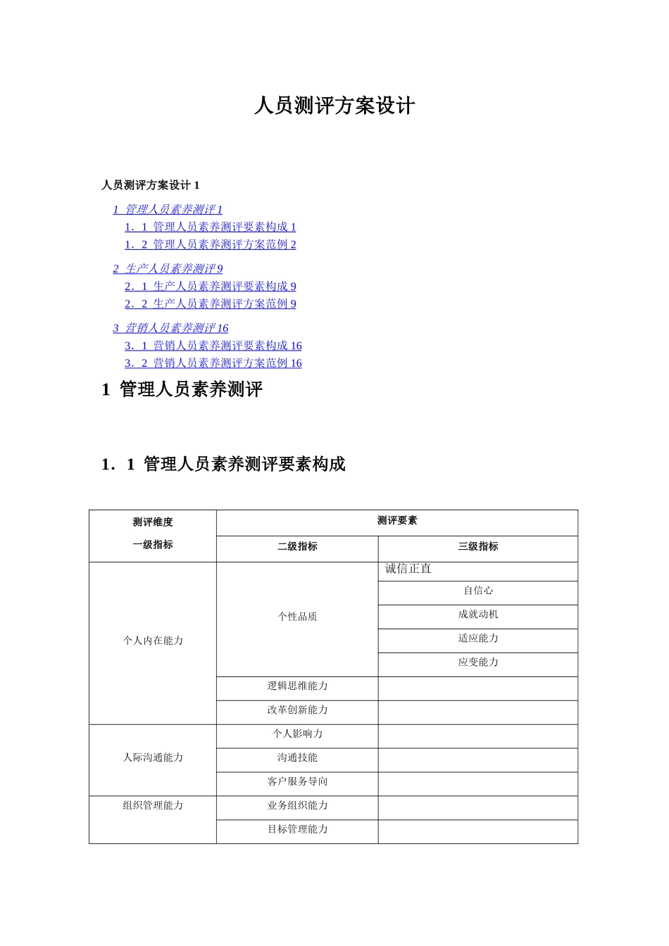 人员测评方案设计_第1页