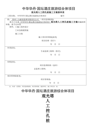 人工挖孔桩专项施工方案66034