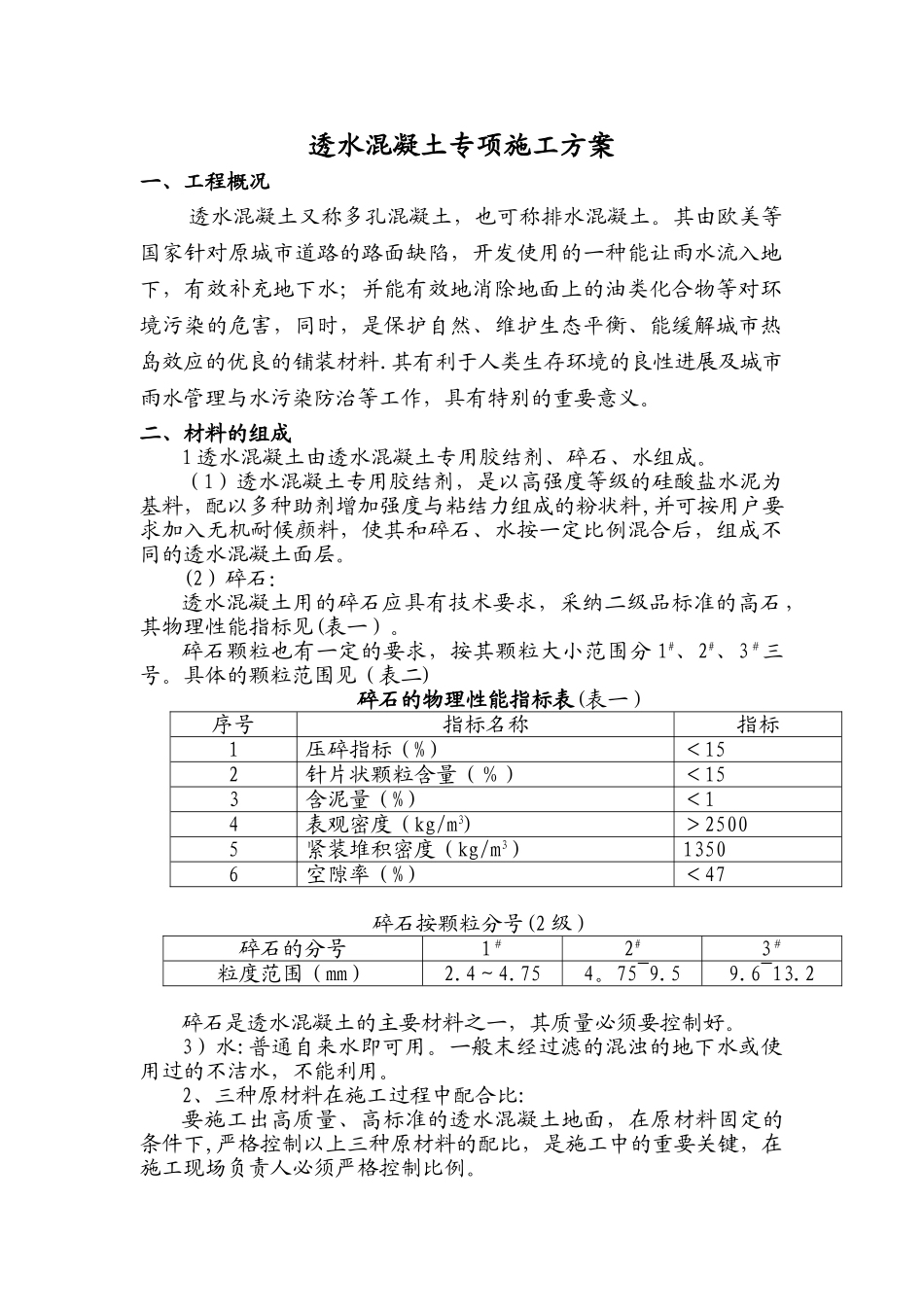 人行道透水混凝土专项施工方案_第1页