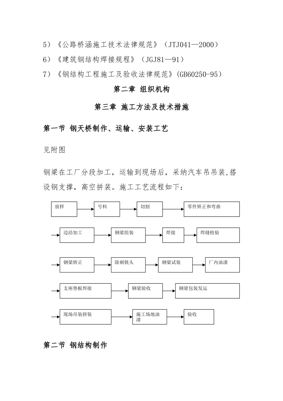 人行钢结构天桥施工方案_第3页