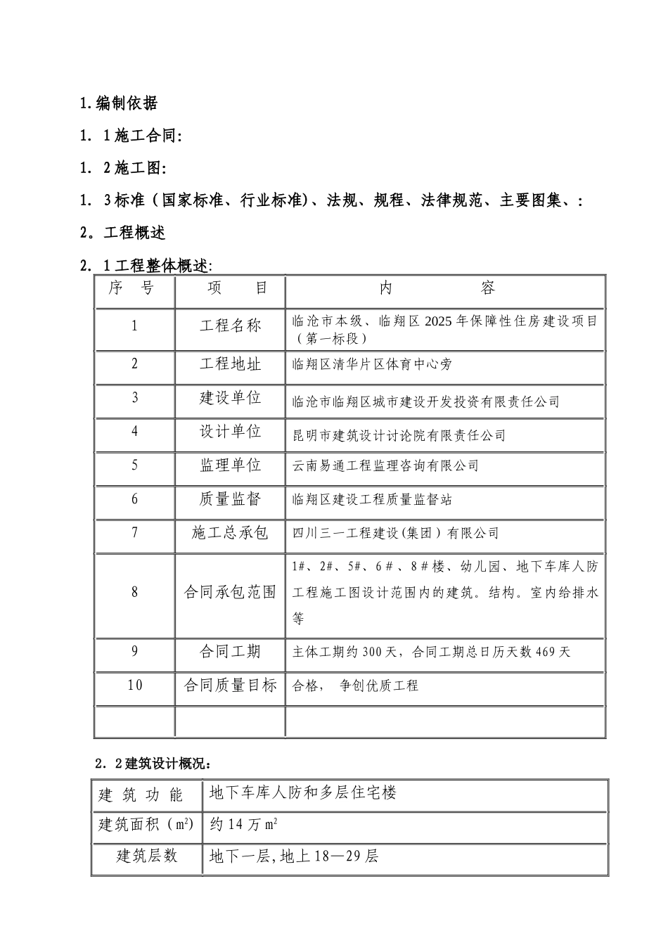人防工程高层施工组织设计-改_第2页