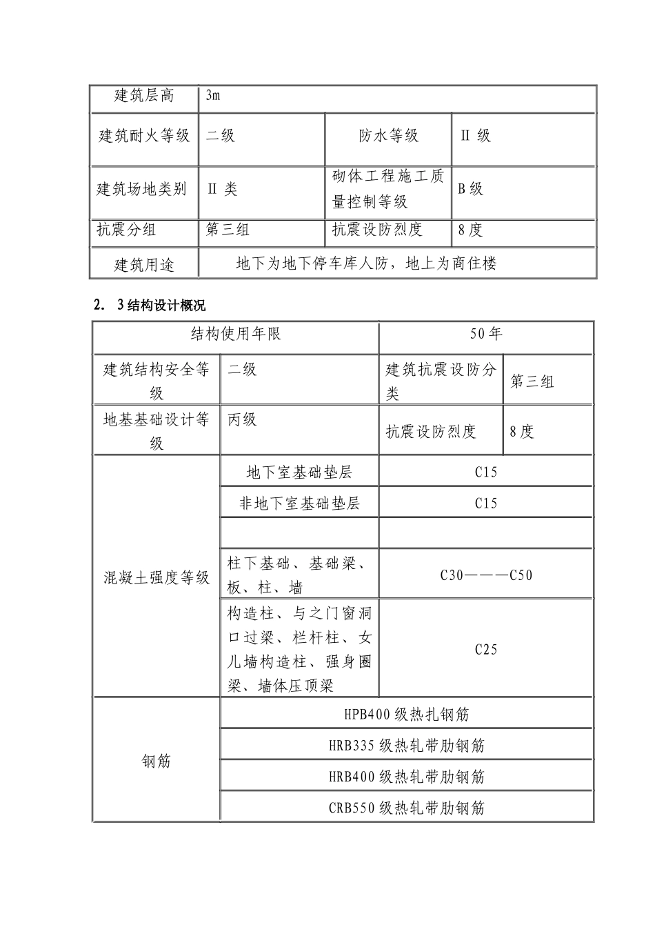 人防工程高层施工组织设计-改_第3页