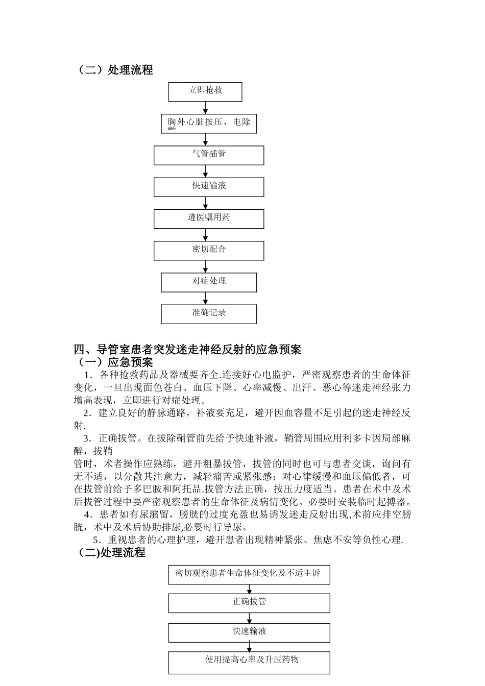 介入导管室应急预案及处理流程_第3页