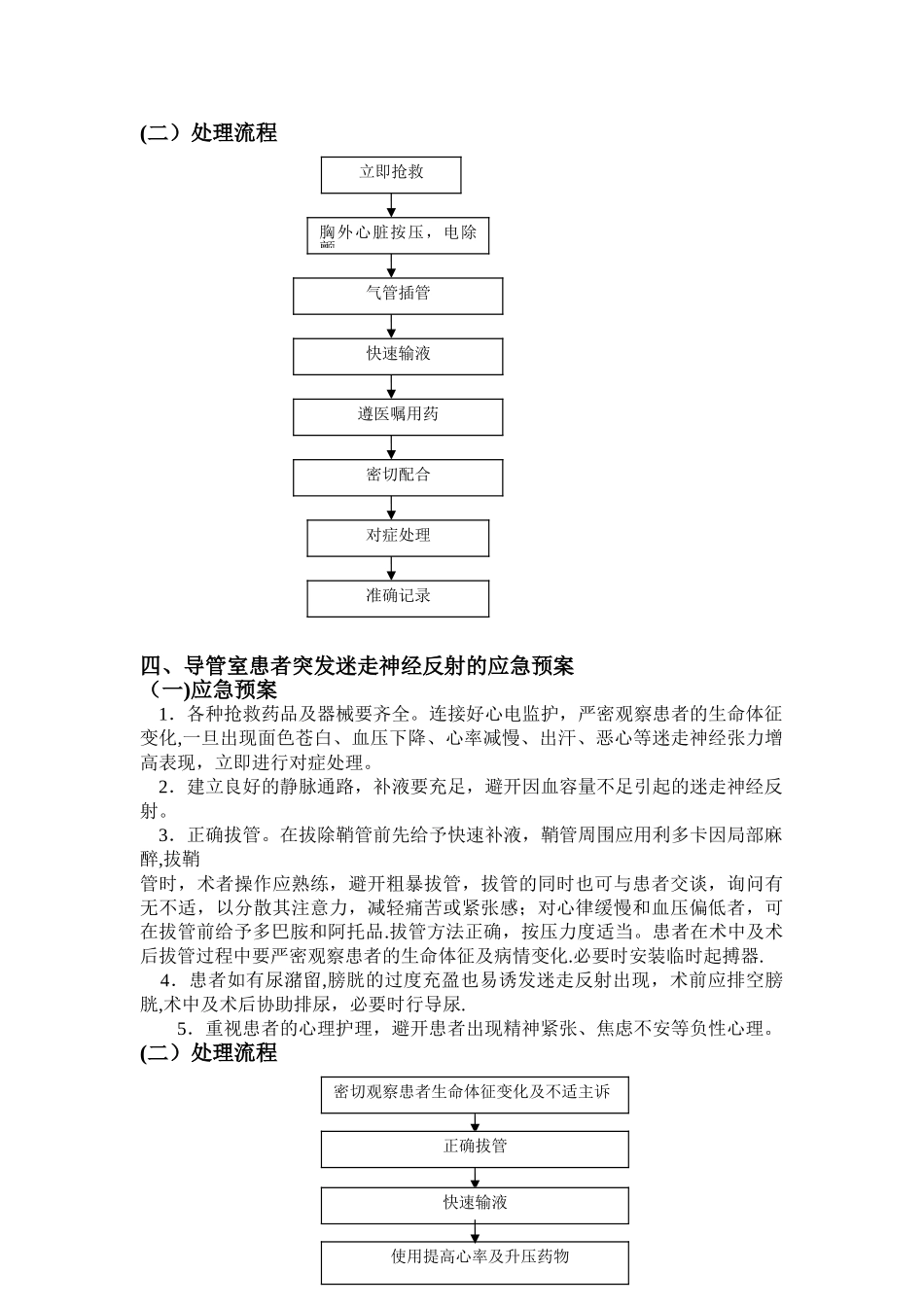 介入导管室应急预案及处理流程04040_第3页