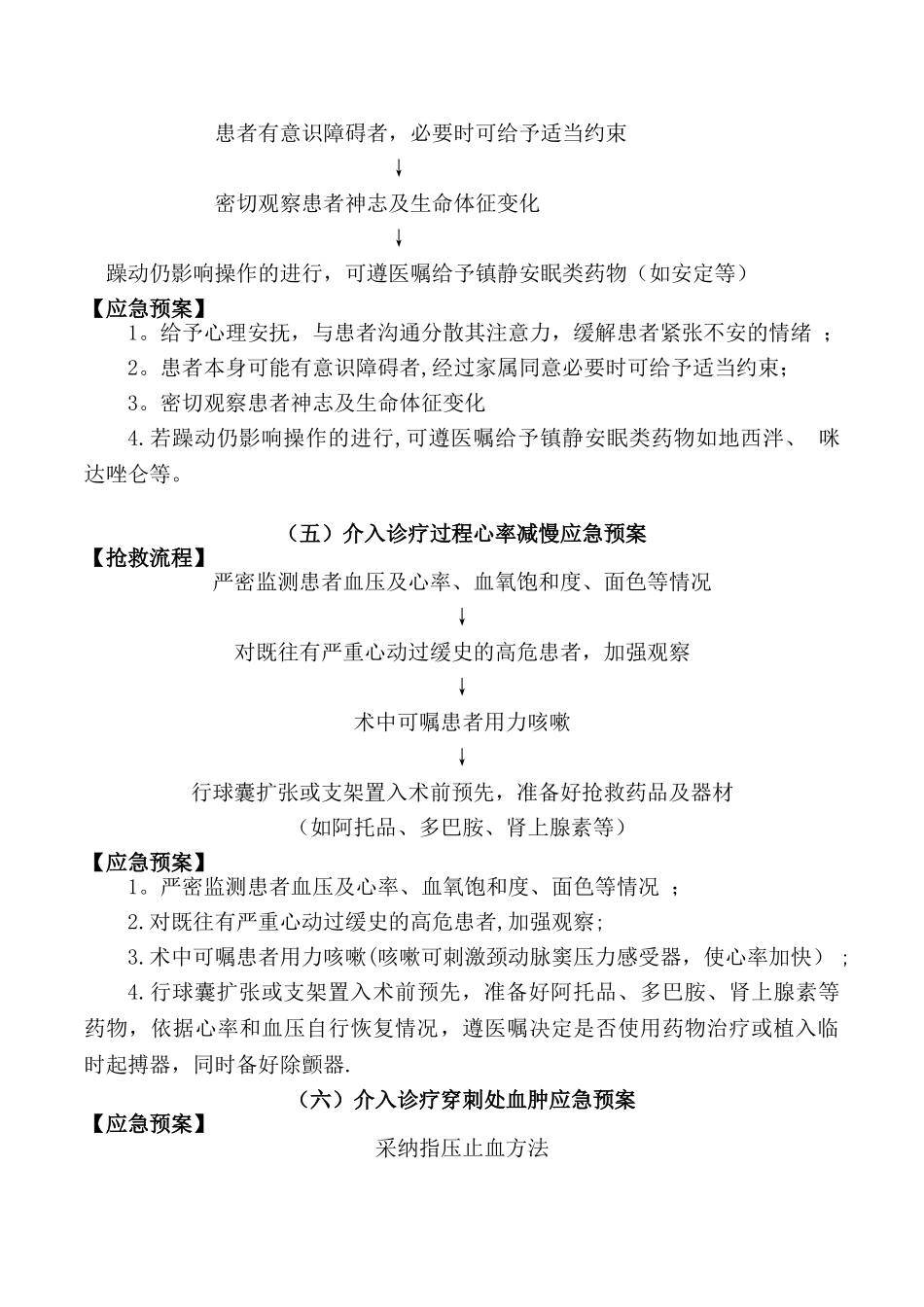 介入诊疗应急预案_第3页