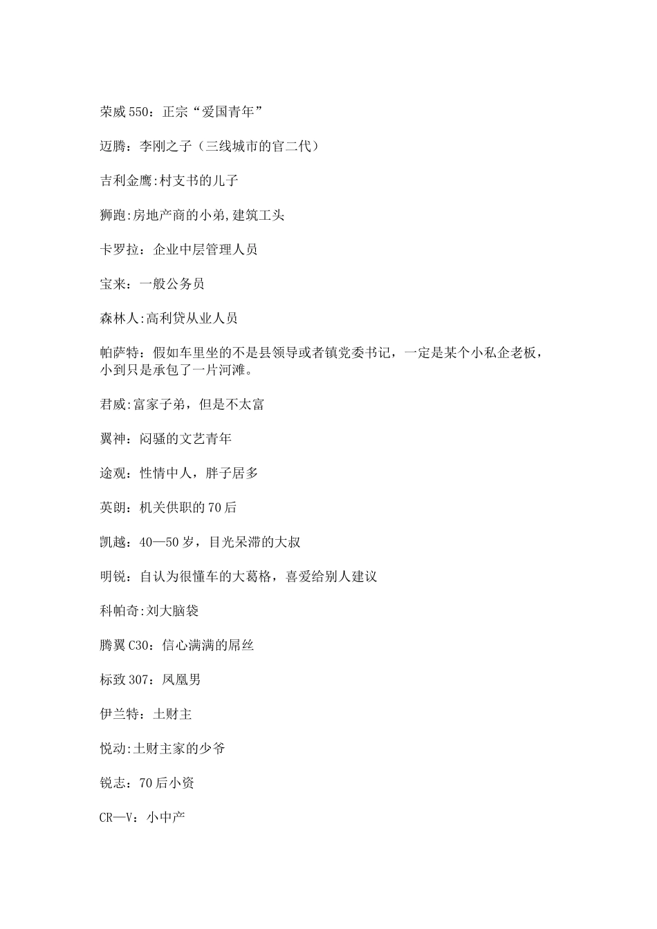 从汽车品牌看人性格_第2页