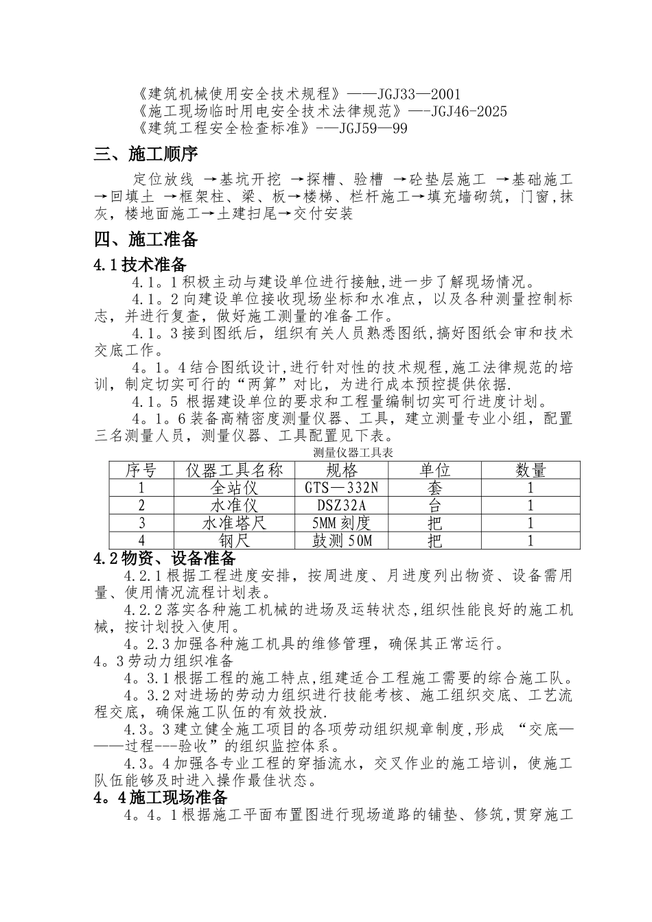 仓库土建施工方案_第3页