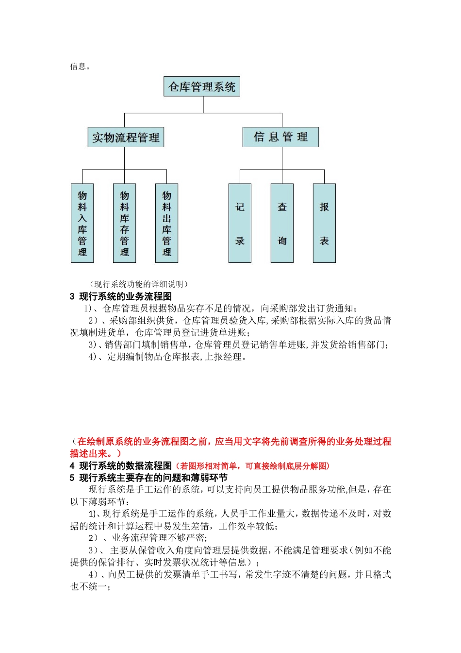 仓库管理信息系统课程设计_第3页