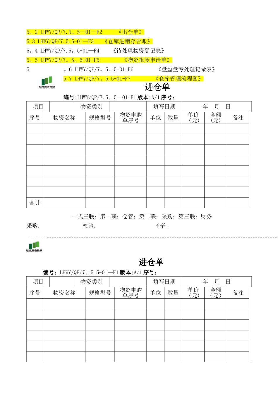 仓库管理制度、流程及规范20250603_第3页